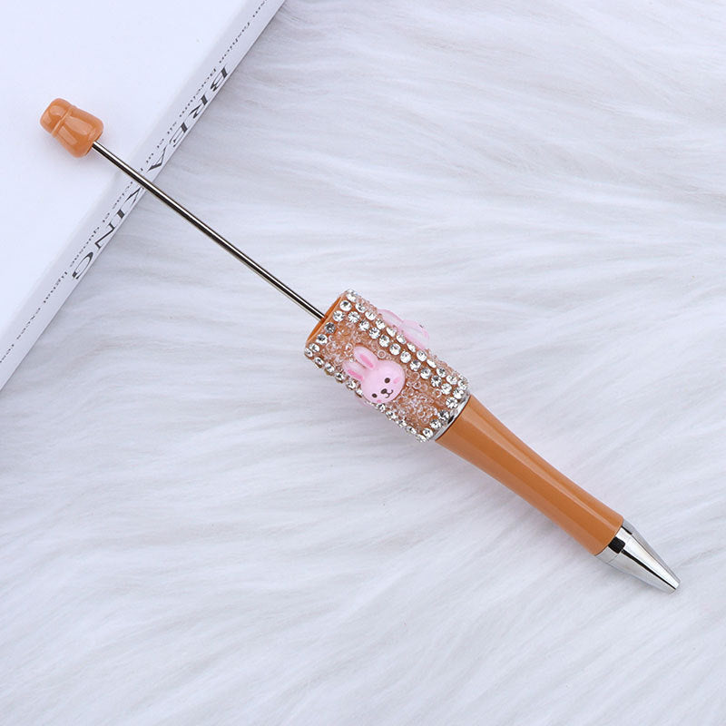 Wholesale DIY White Rabbit Sugar Bead Pen